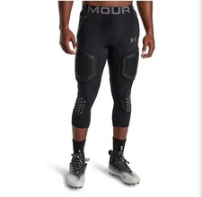 Pantalones de compresión Under Armour Gameday Armour Pro 7 almohadillas 3/4 de fútbol MED