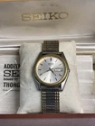 Vintage Seiko 7N43-8111 SGF204 Two-Tone Presidential Day-Date Quartz - UNTESTED