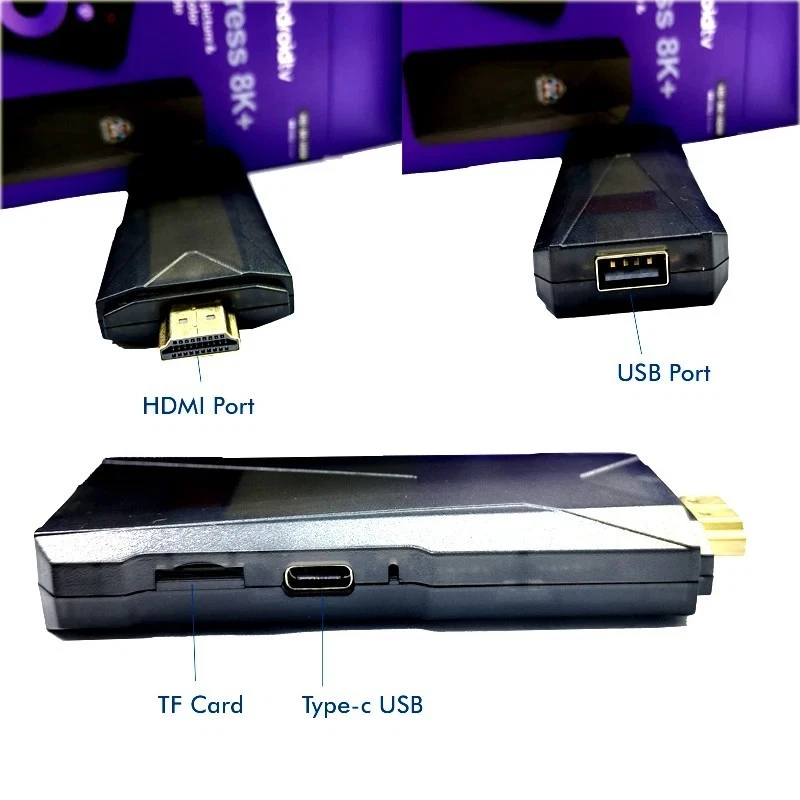 Android TV Box Streaming Stick – Express 8K+ Ultra HD HDR29.0 - Image 2 of 4