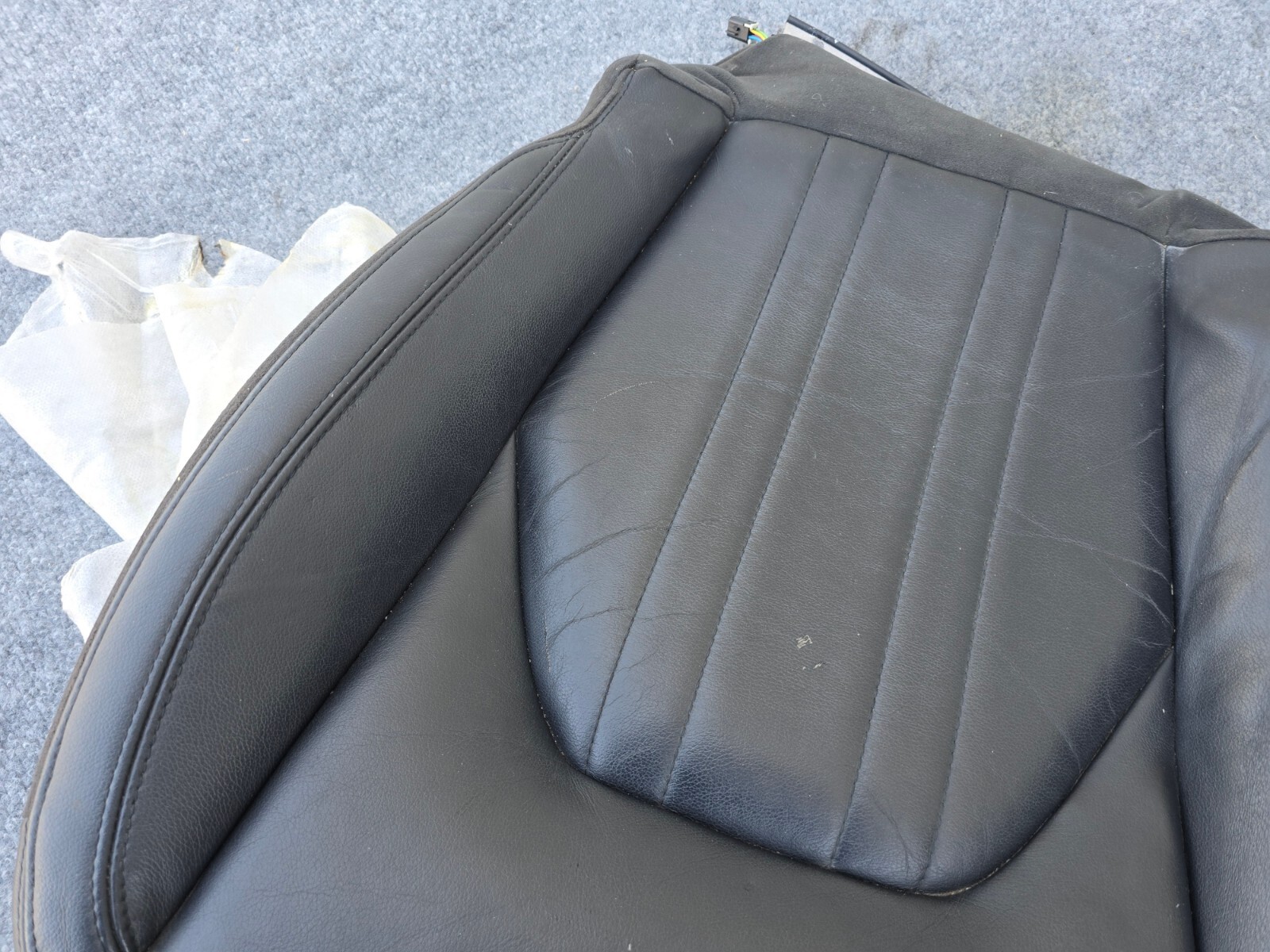 LEFT FRONT SEAT BOTTOM LEATHER CUSHION 74K 14-19 MASERATI GHIBLI S QUATTROPORTE