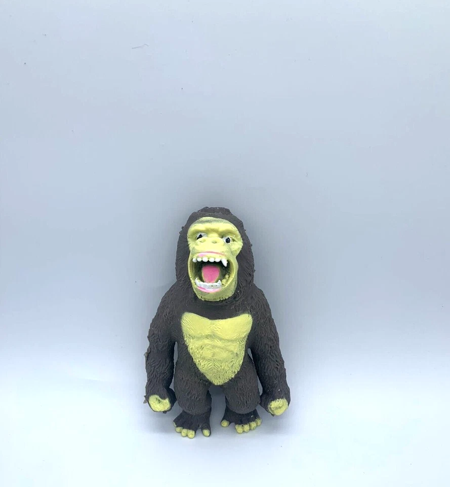 Liberación de Estrés y Ansiedad - Terapia de Mano Mono Squishy Juguete Gris y Verde Foto 3 de 4