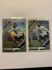 Dakota Allen 2019 Donruss Optic Silver Holo Prizm + Base RC Football Card Rams