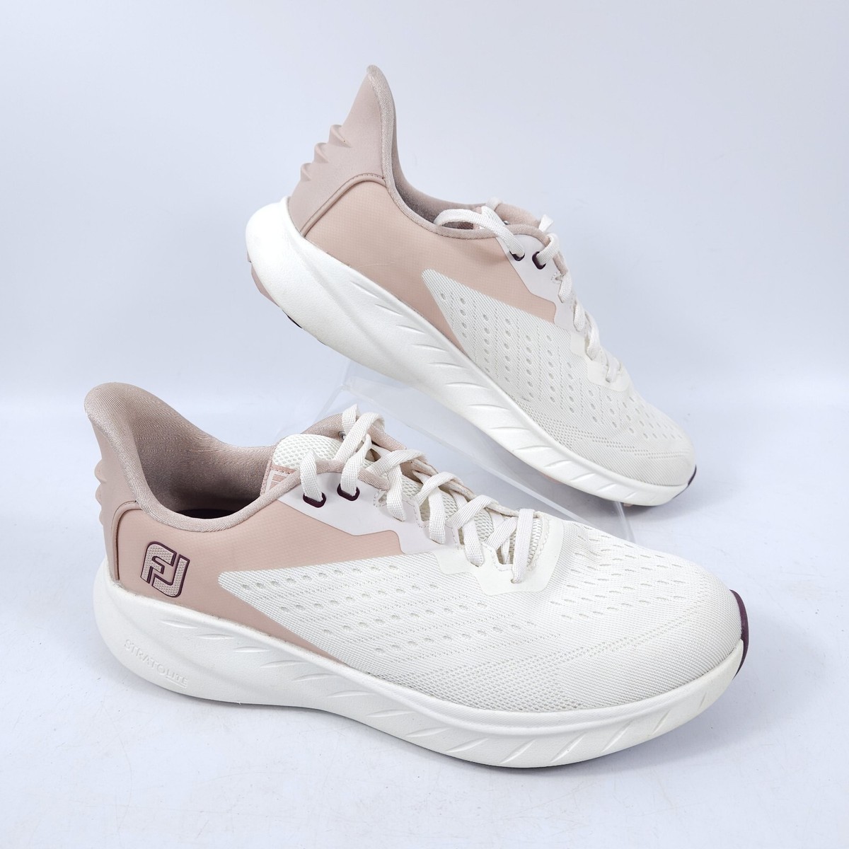 FootJoy FJ Flex XP Ladies Golf Shoes Pink and White Women's Size M  95446)