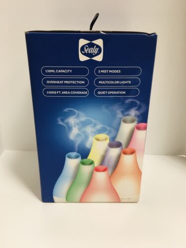Sealy Humidifier Multicolor Light Up & Aroma Diffuser 130 Ml Tank Capacity - Picture 3 of 3