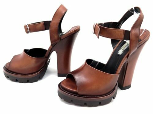 Escarpins En Daim Marron/camel - Taille 39 - Marque Gemo - Occasion