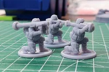 US AT-Team - Three 28mm/32mm Minifigures - Modern Wargaming Miniatures for Table