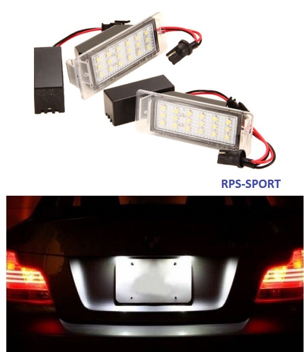 Éclaireur de plaque LED Canbus Chevrolet Cruze kit ampoule immatriculation