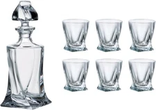 Crystalex Bohemia Quadro Liquor/Vodka Set