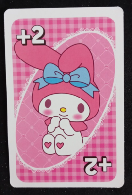 Hello Kitty Sanrio Uno Card Yellow My Melody Drew 2 Card | eBay