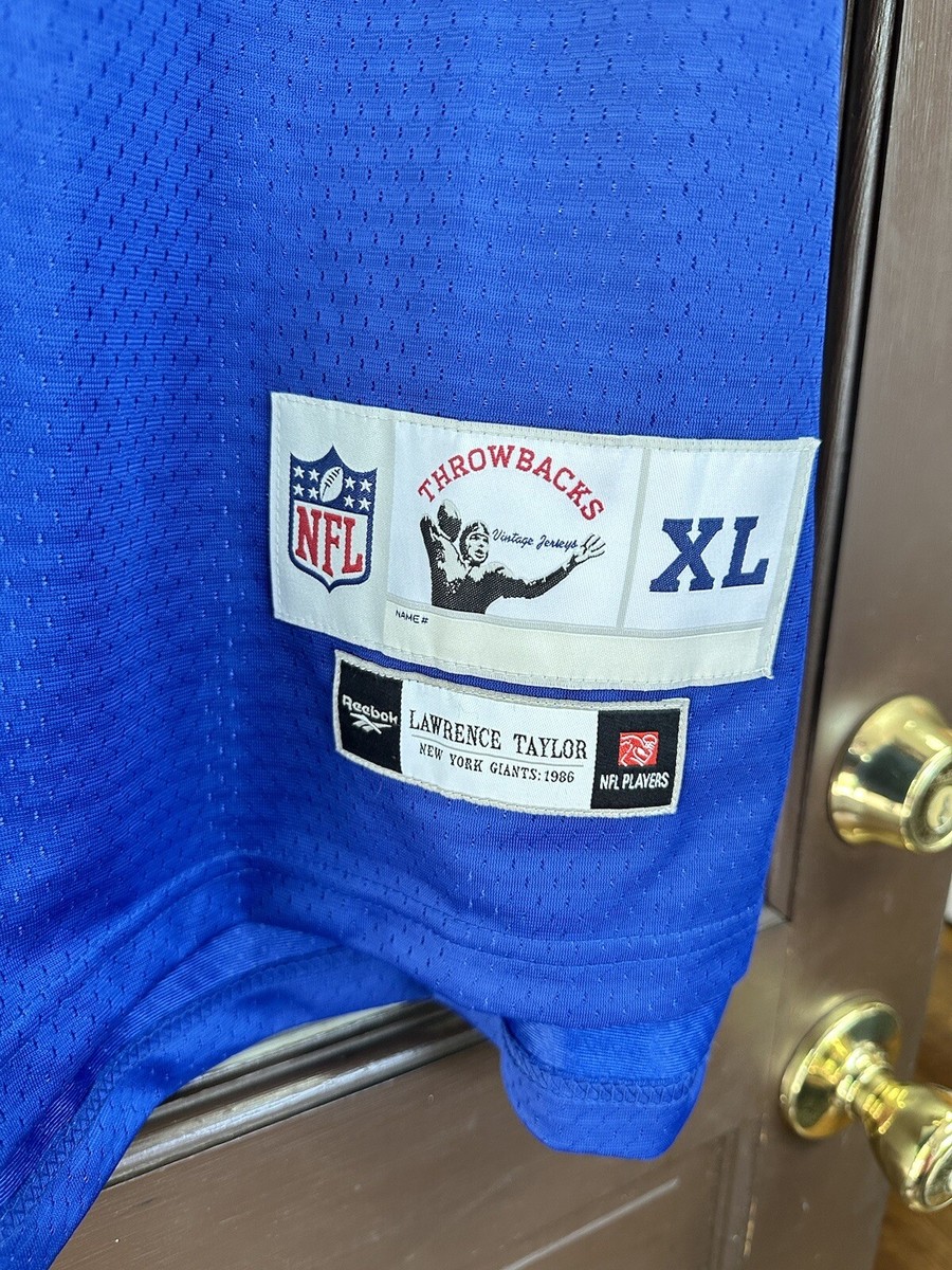 ニューヨーク・ジャイアンツ ローレンス・テイラー シャツ 1986 Authentic Lawrence Taylor #56 Reebok 1986 New York Giants