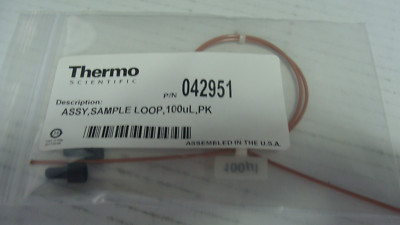 Thermo Scientific 100UL PEEK SAMPLE LOOP PN: 042951
