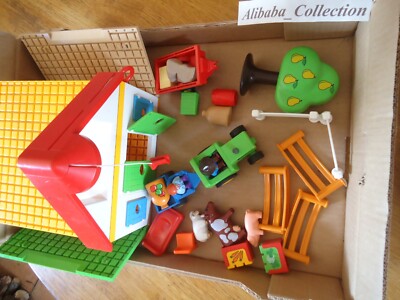 Lot Playmobil Farm Tractor Child 1st Age Toys Baby