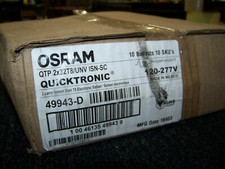 Osram Quicktronic T8 Electronic Ballast 2-Lamp Instant Start New