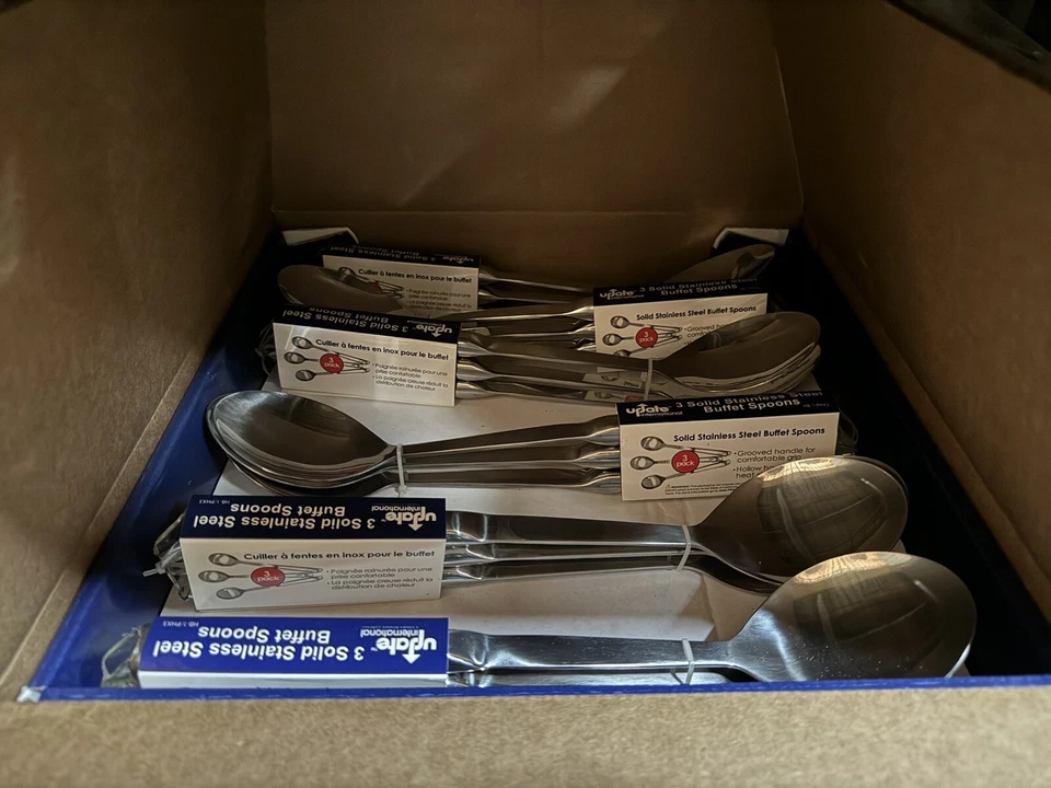 Buffet Solid Stainless Steel Spoons - Image 2 of 3