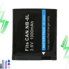 1x 1000mah Battery for Canon NB-8L PowerShot A2200 A3000 A3100 A3200 A3300 IS