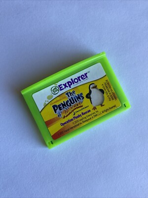 LEAP FROG Explorer Game Cartridge   The Penguins of Madagascar Nickelodeon