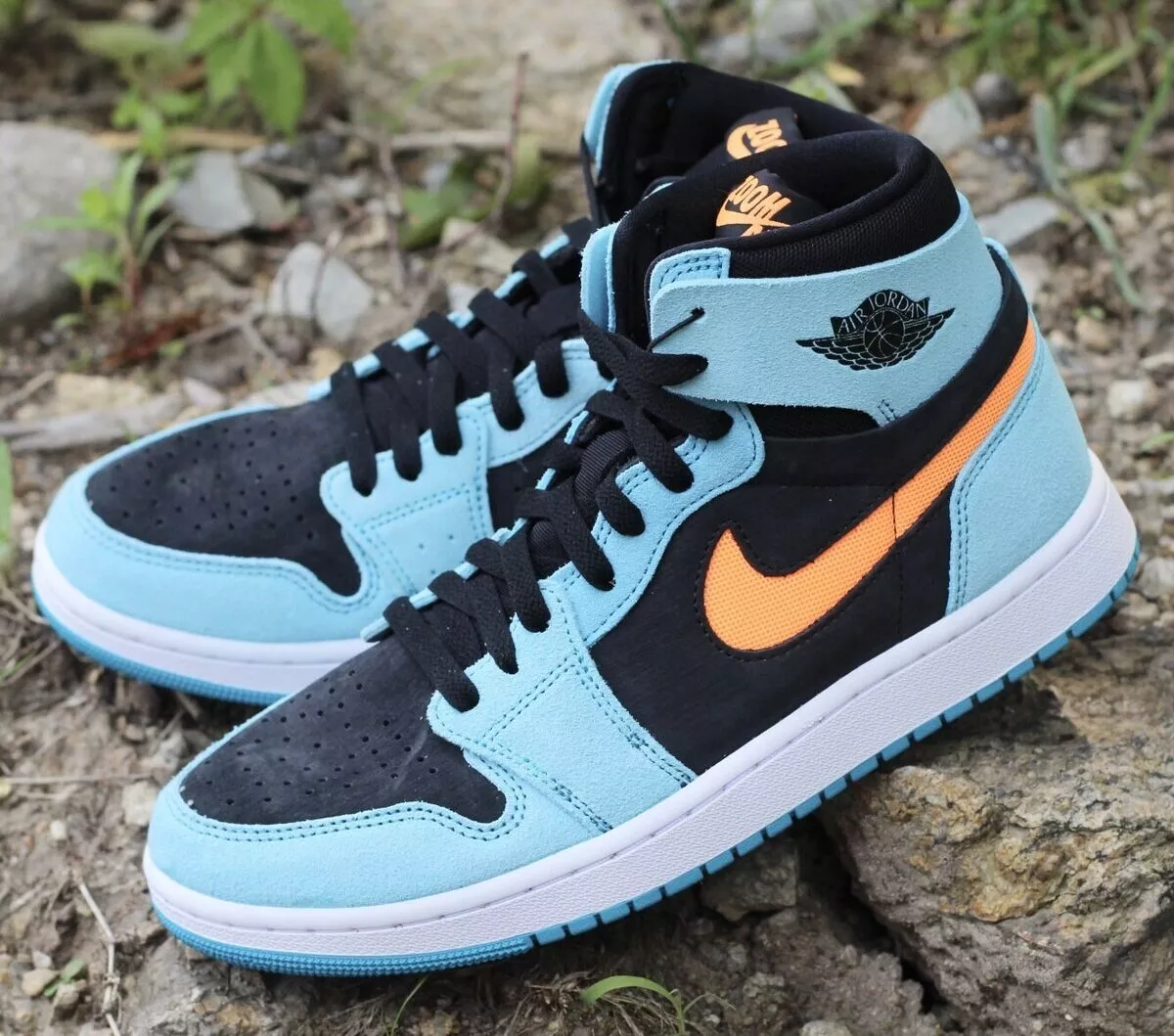 Nike Air Jordan 1 Zoom Air CMFT 2 Shoes Bleached Aqua OG DV1307-408 Mens Size 12