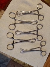 Lot Of 5 Jarit 110-120 5.25" Edna Towel Forceps Orthopedic