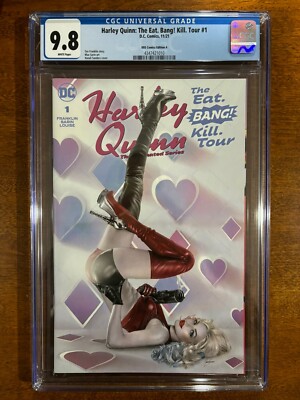  Harley Quinn Eat Bang Kill Tour #1 - CGC 9.8 - Sanders Trade Variant - NYCC