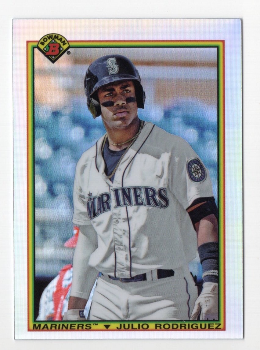 Julio Rodriguez 2020 Bowman Baseball 1990 Insert #90B-JR Seattle Mariners