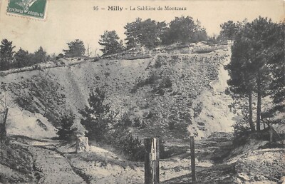 Old postcard 91 MILY / LA SABLIERE DE MONTCEAU
