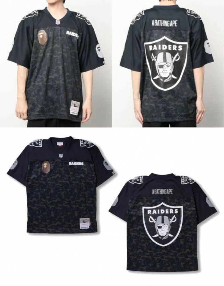 A BATHING APE NFL Legacy Jersey Uniform BAPE x MITCHELL & NESS