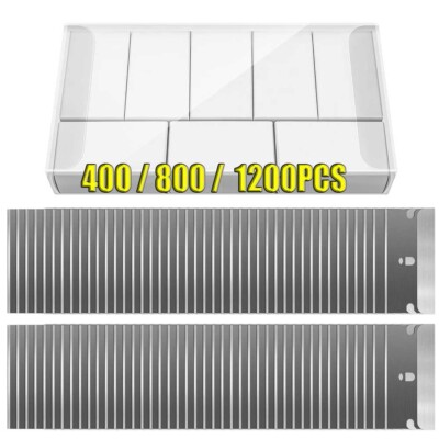 400/800/1200x Razor Blades Single Edge Sharp Heat Treated Safety Knife Scrapers
