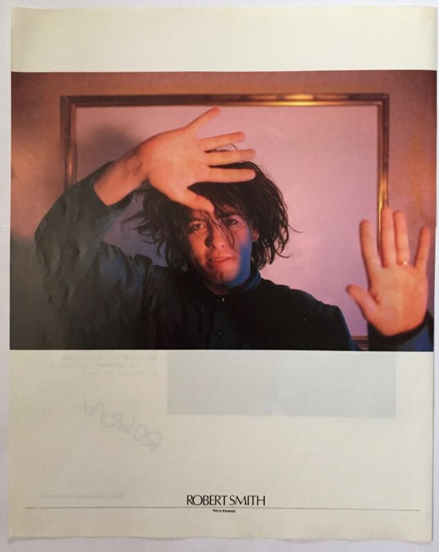 Robert Smith CURE 1985 Japan Magazine Clipping from PIN UP BOOK ’85 RARE