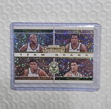 2019-20 Panini Contenders Team Quads Milwaukee Bucks #17 Giannis Antetokounmpo