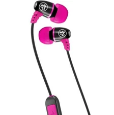 JLab Metal Wireless Rugged Earbuds | Bluetooth 10+ hr Playtime | Pink