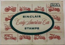 Vintage Sinclair Oil Gas Early American Car Stamp Set #2 NOS 3 Stamps