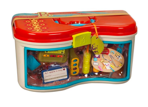 Doctor Playset for Kids! B. Toys Toy Doctor Kit - Wee MD - Picture 3 of 5