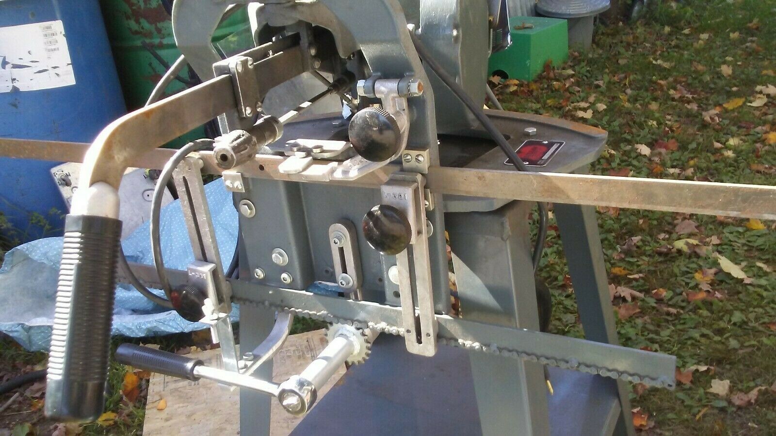 Vintage BELSAW 1200 SAW FILER SHARPENER MANUAL SAWS SHARPENER GRINDER