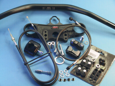 ABM Superbike Booster Lenker-Kit SUZUKI GSX-R 1000 (WVB6) | 05-06 | schwarz
