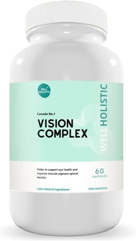 Vision Complex Label Well Holistic Vision Complex Eye Health Optical Density Support Sight ...