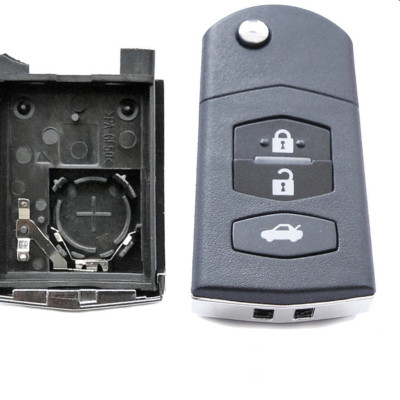 Auto Klapp Schlüssel Gehäuse für MAZDA 3 5 6 CX5 CX7 CX9 RX8  3 Tasten