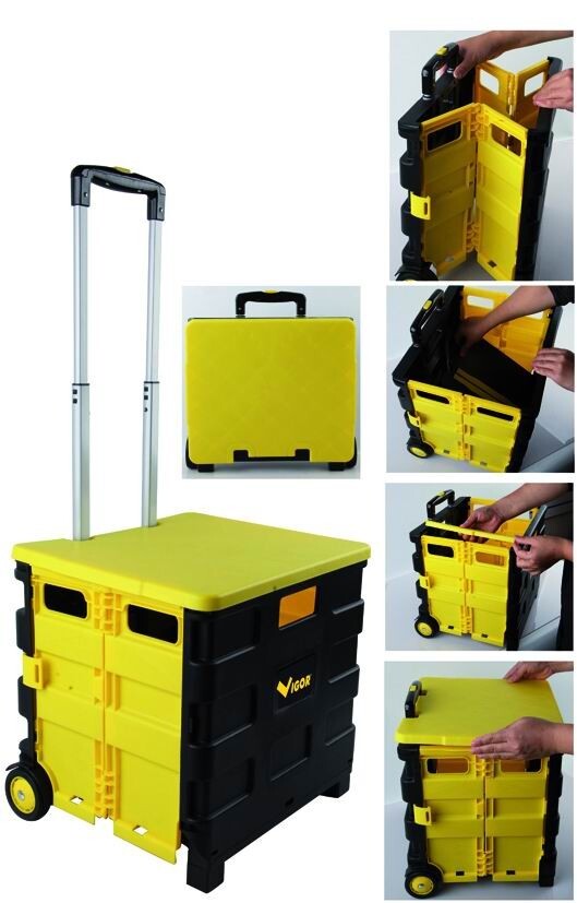 CARRELLO PORTAUTENSILI ATTREZZI TROLLEY PIEGHEVOLE