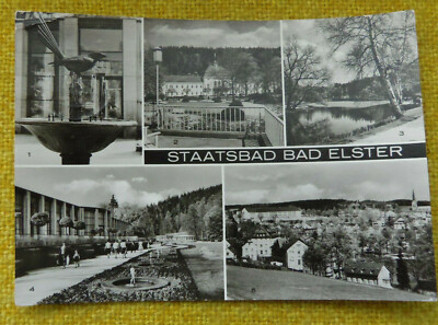  Postcard Staatsbad Bad Elster, multi-picture card 1977 (45-21)