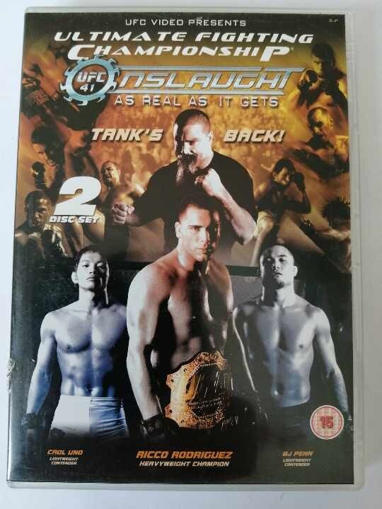 DVD Ultimate Fighting Championship. UFC 41 Onslaught. MMA. Rodriguez vs Sylvia