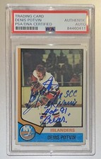 Denis Potvin Autograph Signed 1975 Topps Rookie Card W/ 4 Inscription PSA /DNA