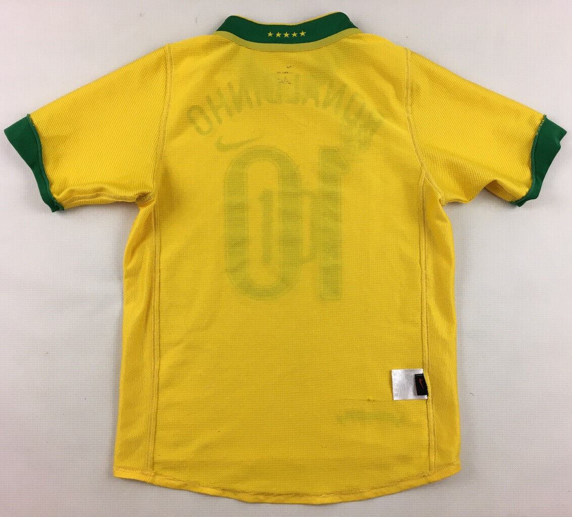 Brazil 2006 World Cup 2007 #10 Ronaldinho Nike shirt jersey Brazil 2006 World Cup 2007 #10 Ronaldinho Nike shirt jersey