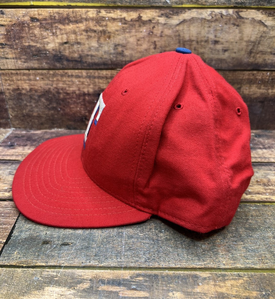 応援グッズ MLB Cap 90s 80s texas ranger Rare Vintage TEXAS RANGERS Hat, Embroidered Logo, Casual