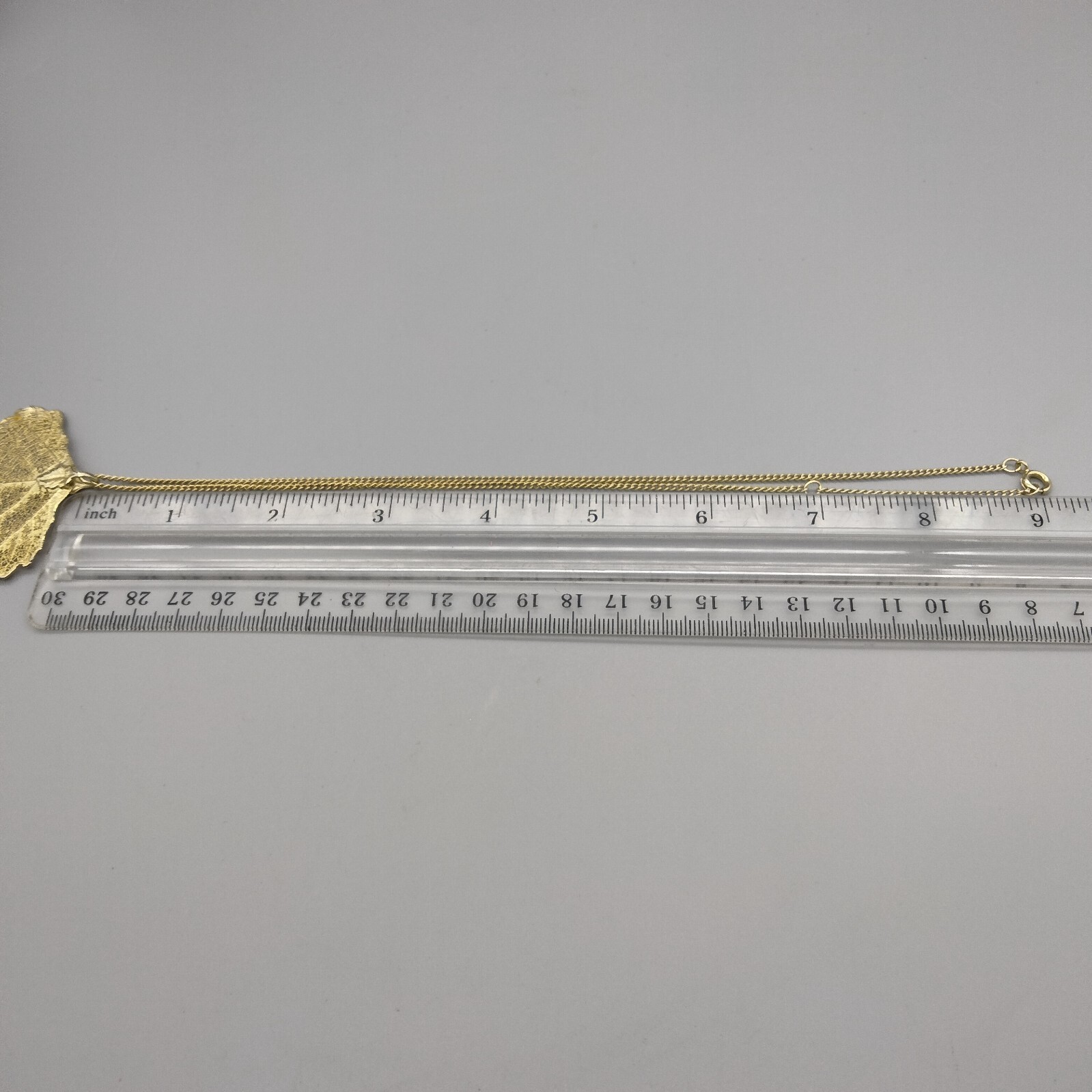 CottageCore Gold Dipped Real Aspen Leaf Pendant N… - image 7