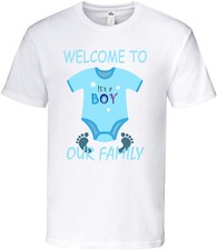 It's a Boy Camiseta Género Revelar Baby Shower Cumpleaños Fiesta Varios Colores