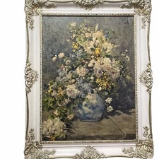 Framed Grande Vase Di Fiori Spring Bouquet Flowers Renoir Fiehl Reproduction