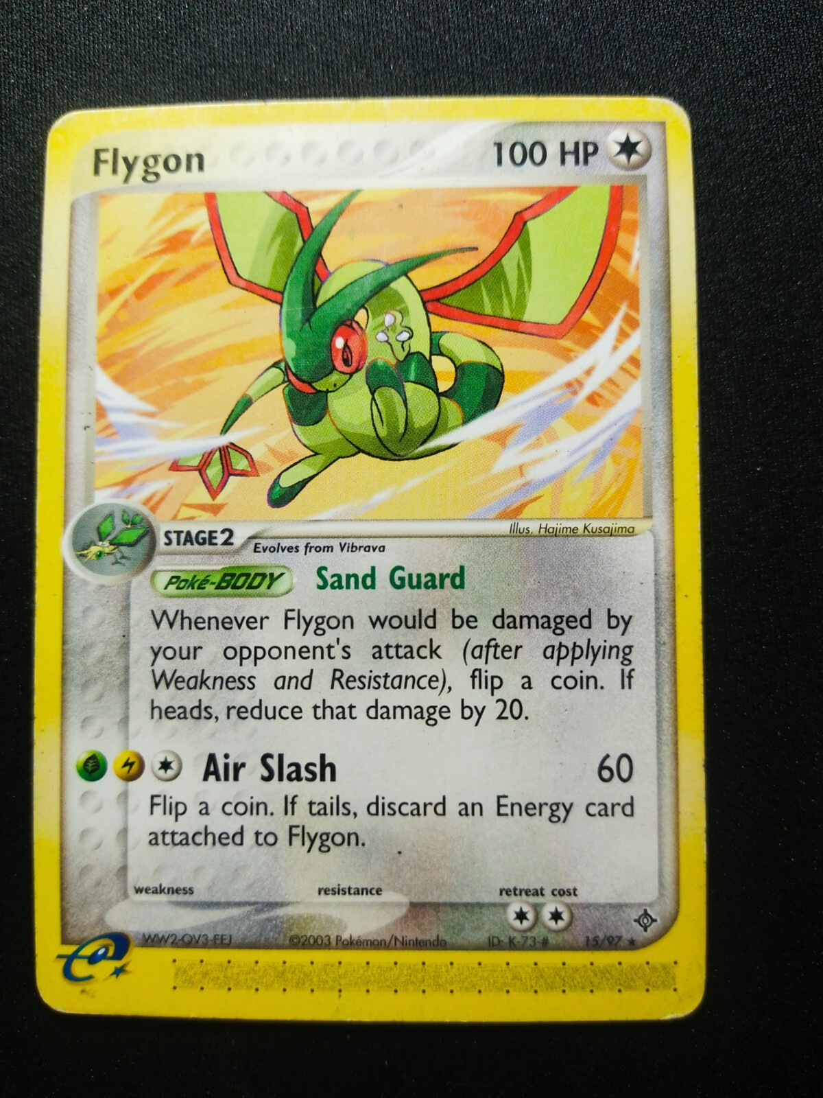 Pokemon Flygon 15/97 EX Dragon Rare EXC TCG Cards Vintage Near Mint