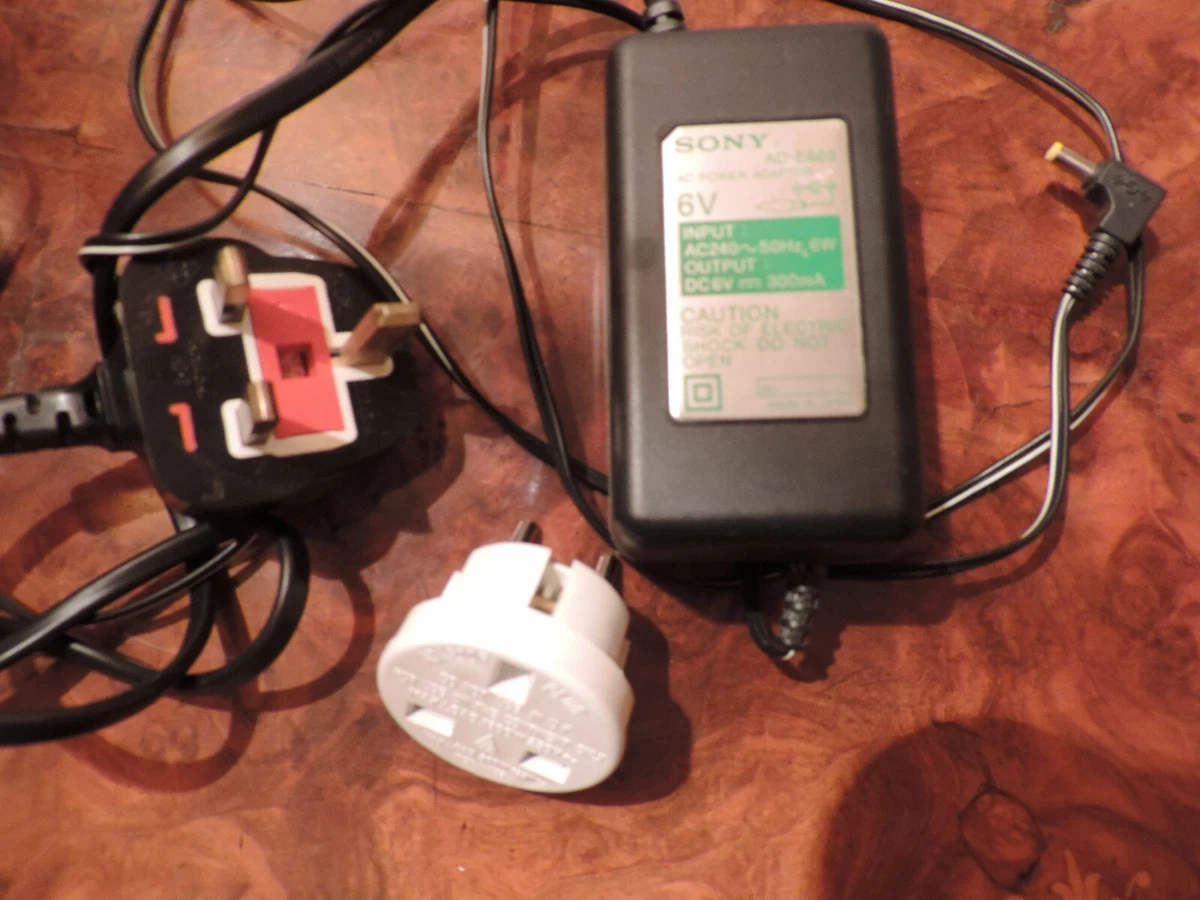 Sony AC-E603 AC Power Adaptor 6V for Radio Satellite etc.
