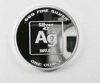PURE SILVER 1 OUNCE 99.99 FINE BENCHMARK 1 OUNCE PROOF ELEMENT DESIGN E19