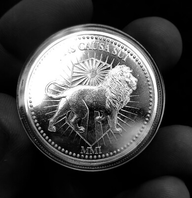 2020 John Wick Lion 1 Troy ounce 999 fine silver coin protective