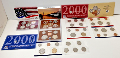 U.S. Coin Collection 10 Years apart 1990-2000-2010-2020 Gift Idea